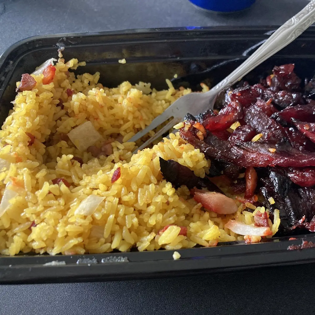 roast pork fried rice 叉烧炒饭